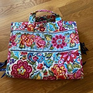 Vera Bradley makeup and jewelry bag set